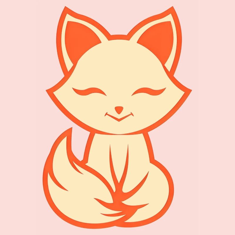 Fuchs Logo, einfaches Fuchs Design