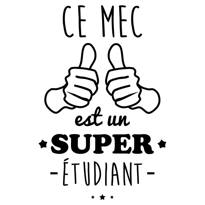 Ce mec est un super étudiant