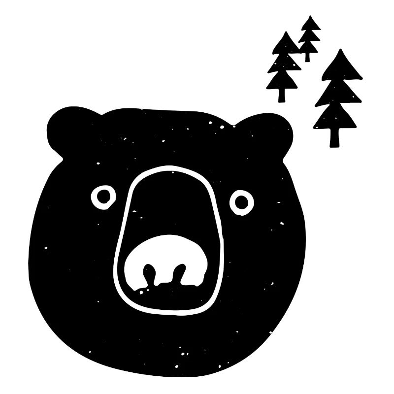 Ours dans la forêt dessin