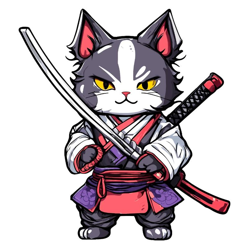 Chat samouraï #20