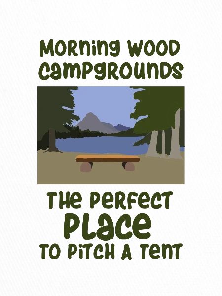 Camping slogan camping