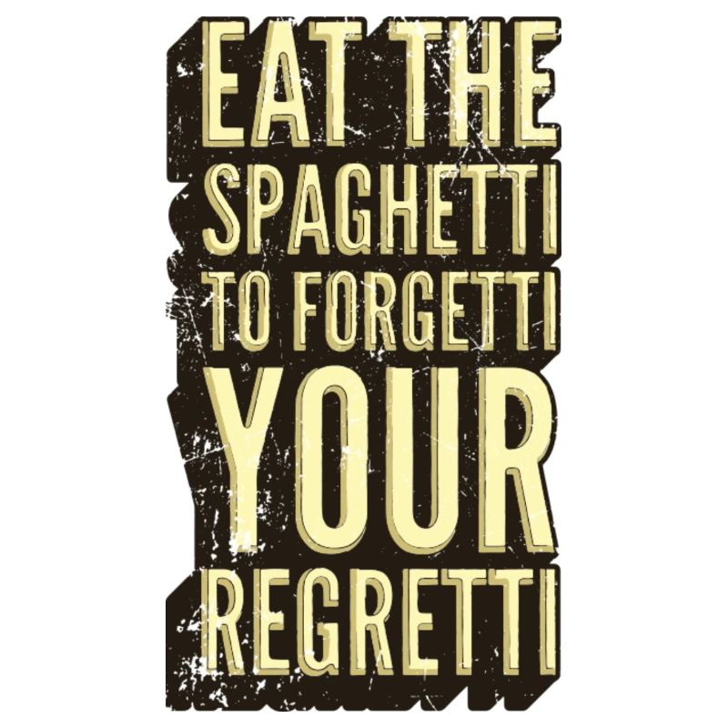 Spaghetti Regret Sarcasme Graphique