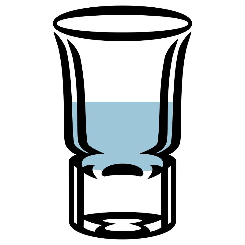 Schnapsglas / shot glass (2c)