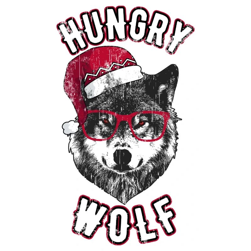 Hungry Wolf – Grumpy Christmas Wolf