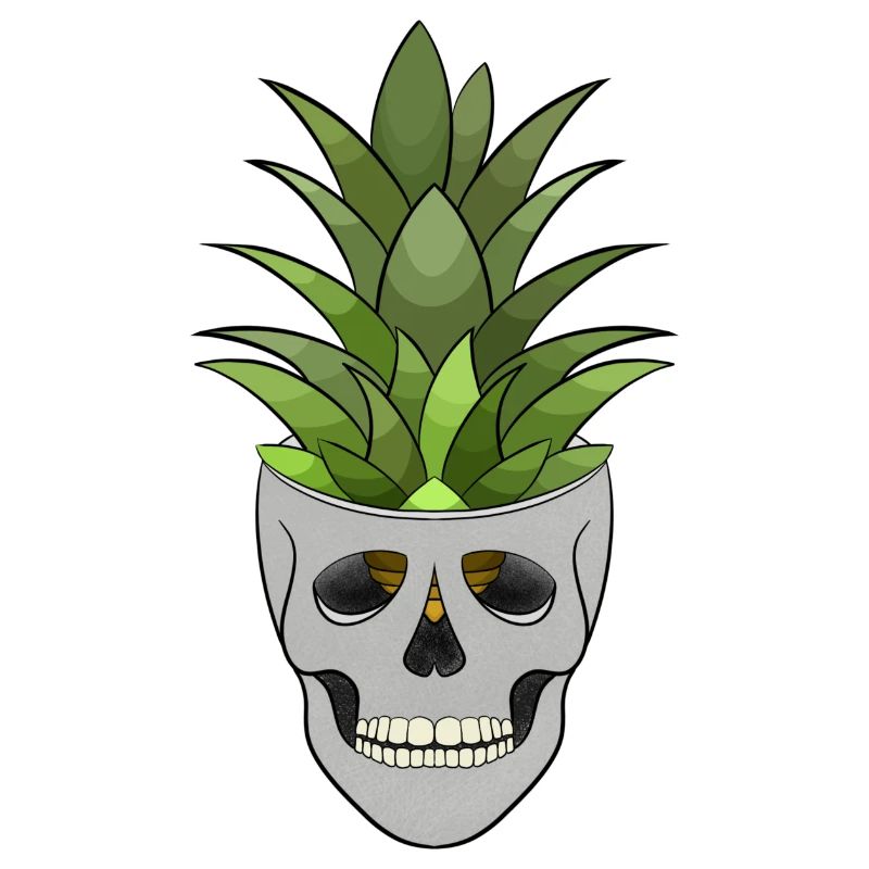 Ananas Schädel