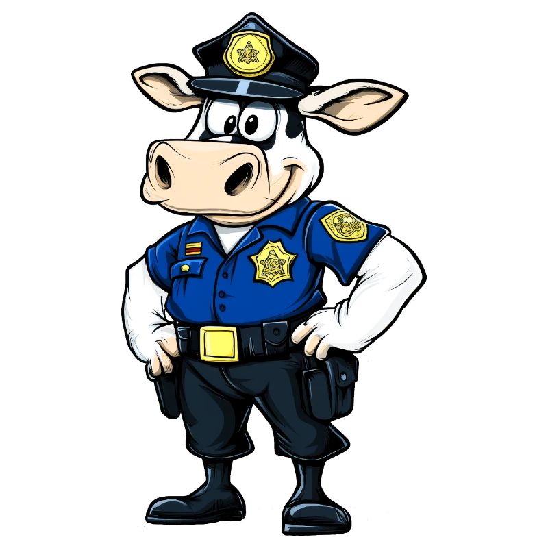 Kühe Polizei
