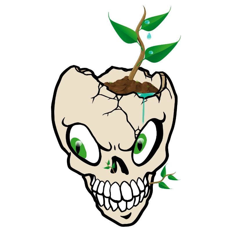 Growing Skull Sprout