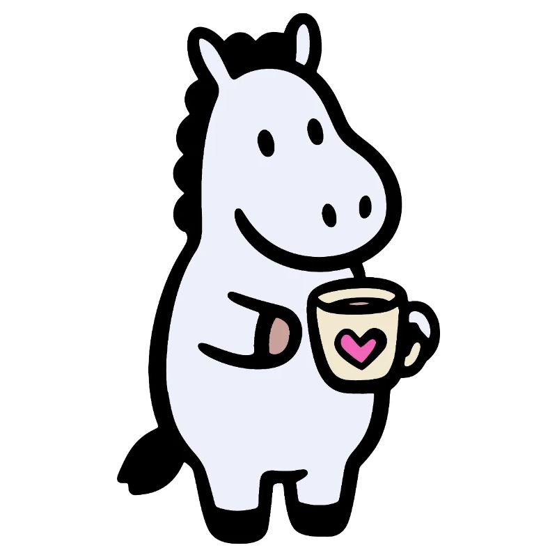 HerzHippo Kaffee Begleiter
