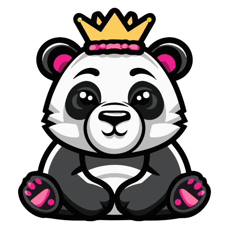 Panda Comic Crown