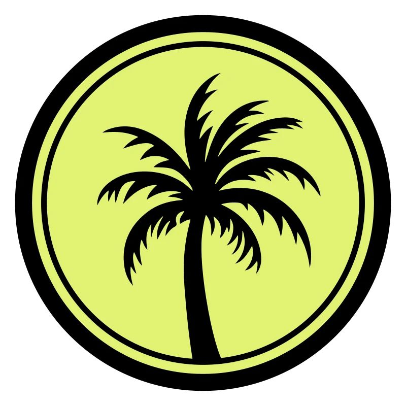 Palm Tree Holiday Icon