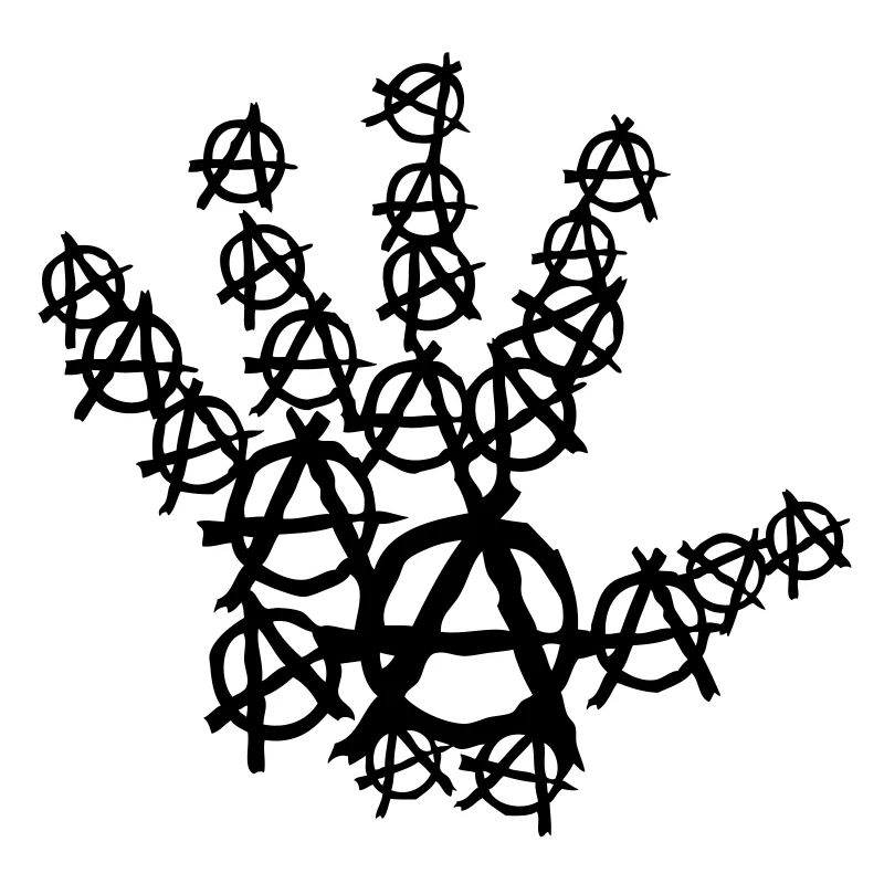 hand hand anarchy mano8