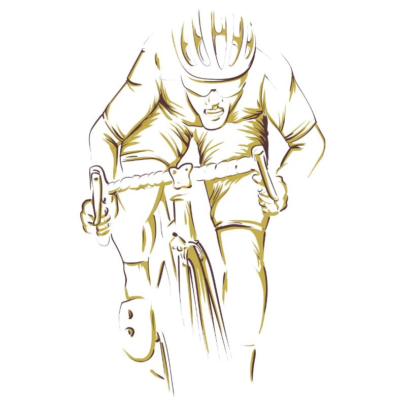 vélo de route cyclisme en action image complète