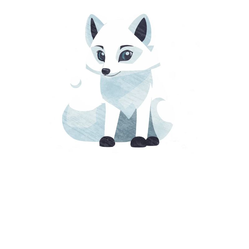 Cute arctic fox gift