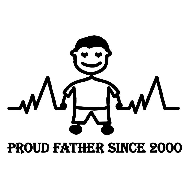 Stolzer Vater seit 2000 eines Jungen