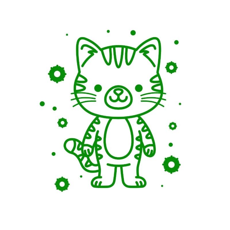 mignon, petit chat câlin