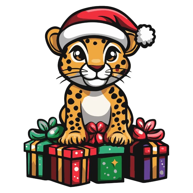 Cadeaux de Noël guépard