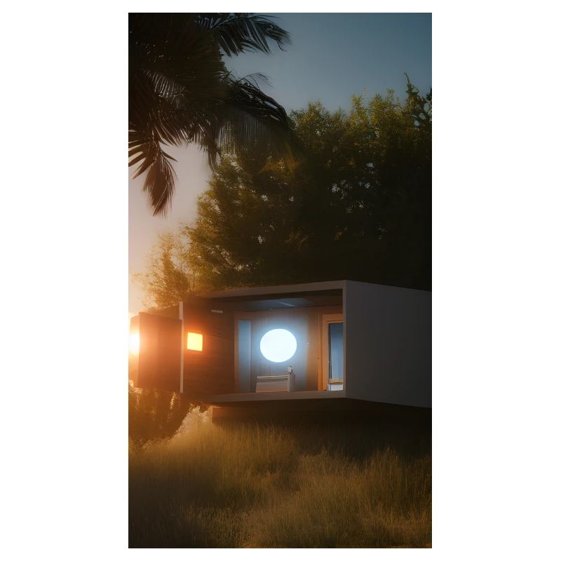 Maison cachée dans les bois