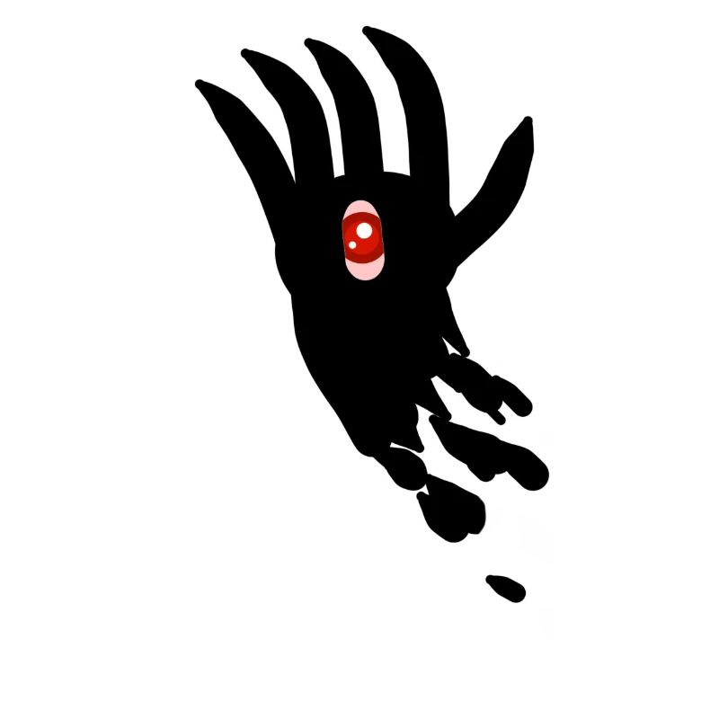Coole Hand mit Auge