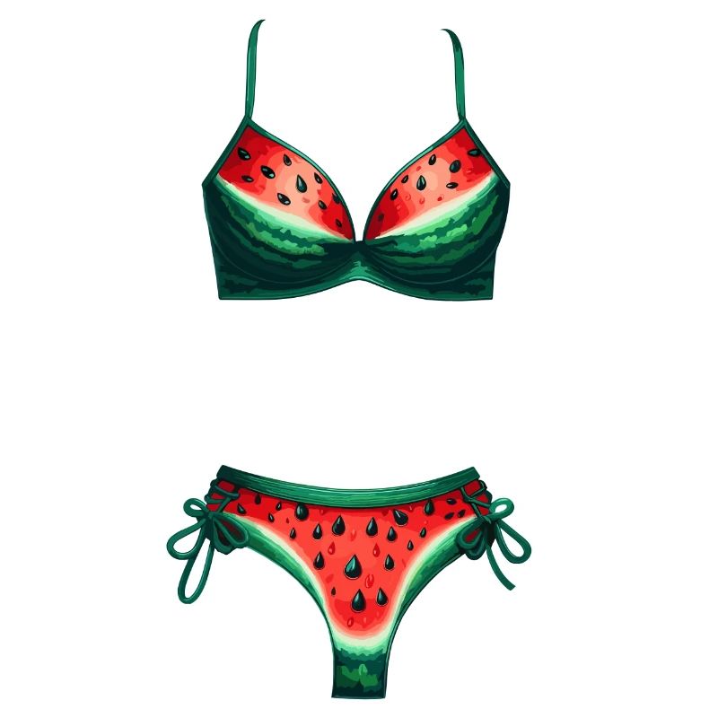Chemise de bikini pastèque Cadeau pastèque