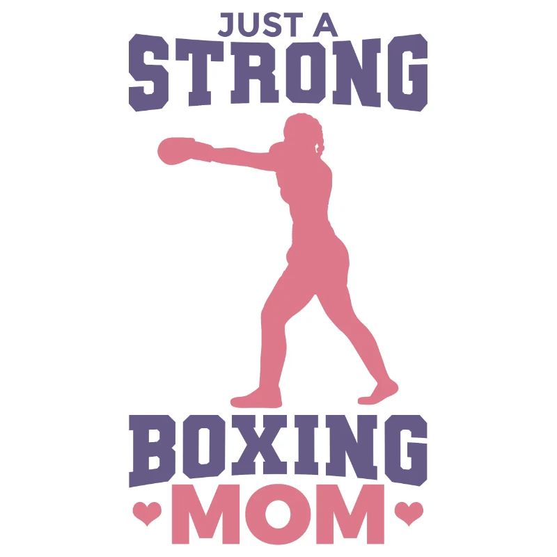 Juste une maman boxeuse forte