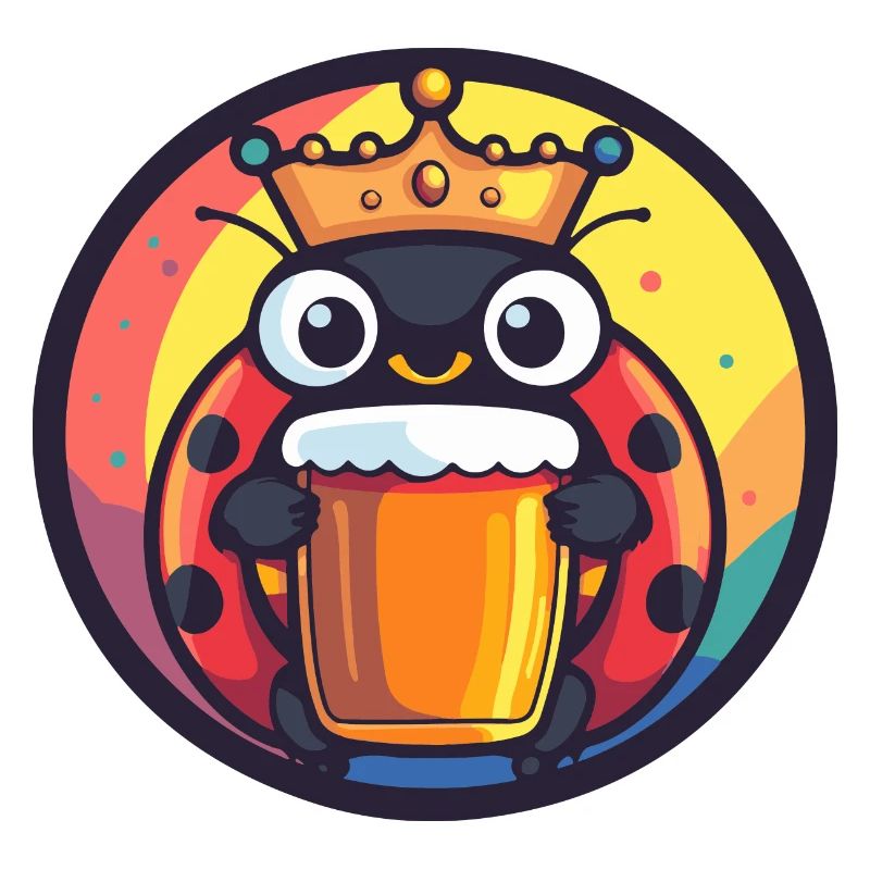 Marienkäfer Bier Comic