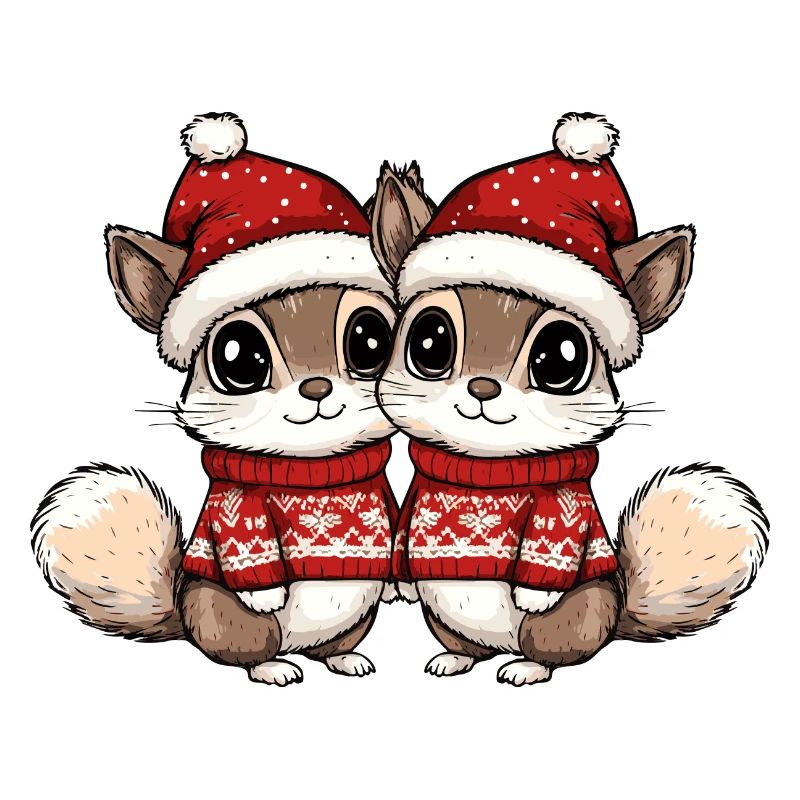 Équipe de Noël Squirrel
