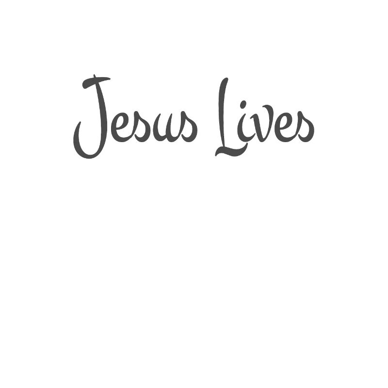 Conception chrétienne Jésus vit