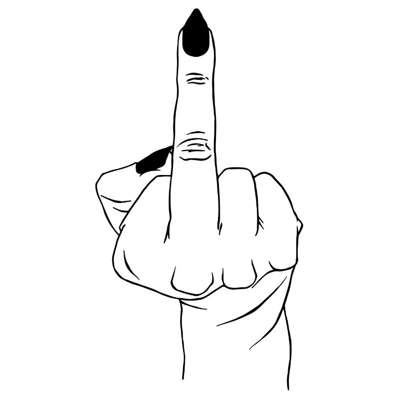 Eingehängter Finger