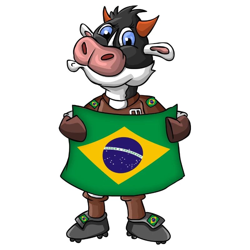Fan de vache brésilienne