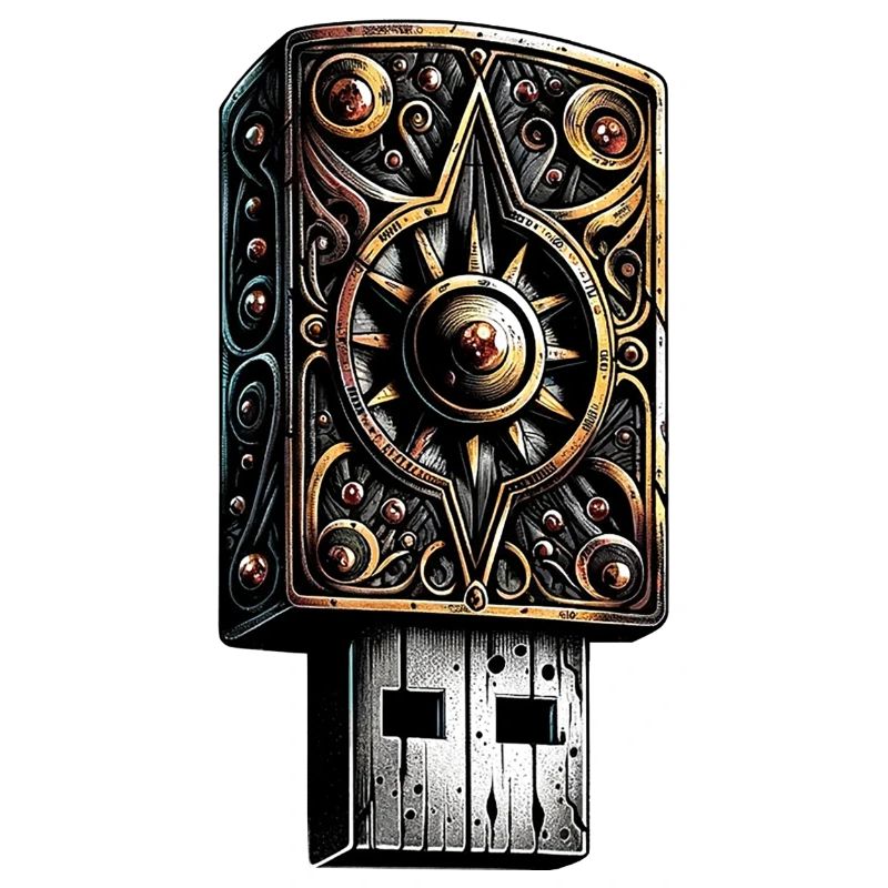 Dunkler USB-Stick