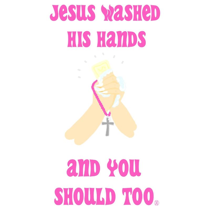 Jésus Lavait Ses Mains version rose