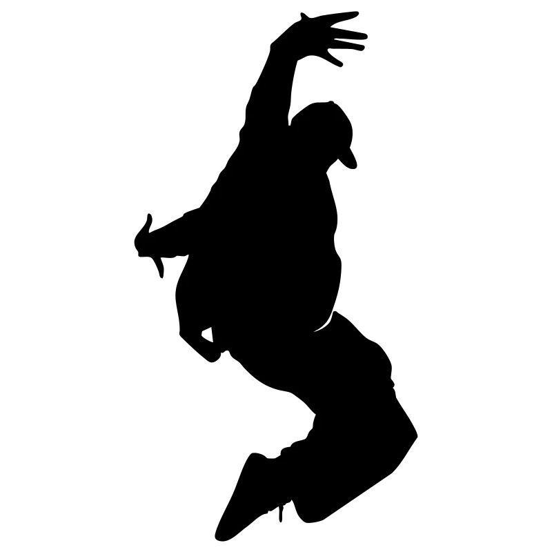 B-Boy Silhouette – Breakdance Freeze