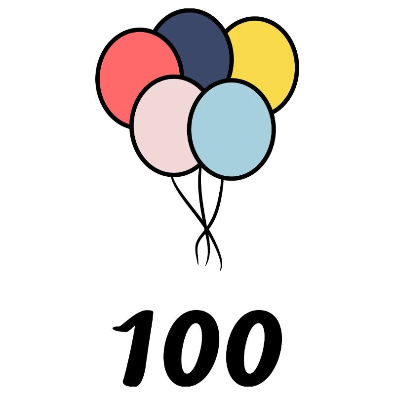 100. 100 ANS. 100e ANNIVERSAIRE. ANNIVERSAIRE 100 