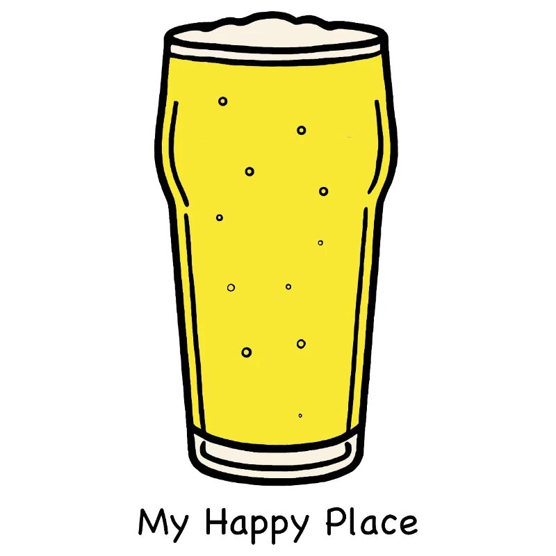 Graphique Golden Draft Pint