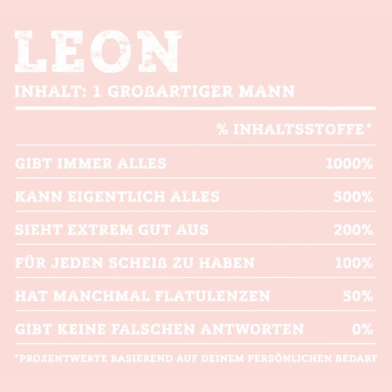 Leon Great Man First Name