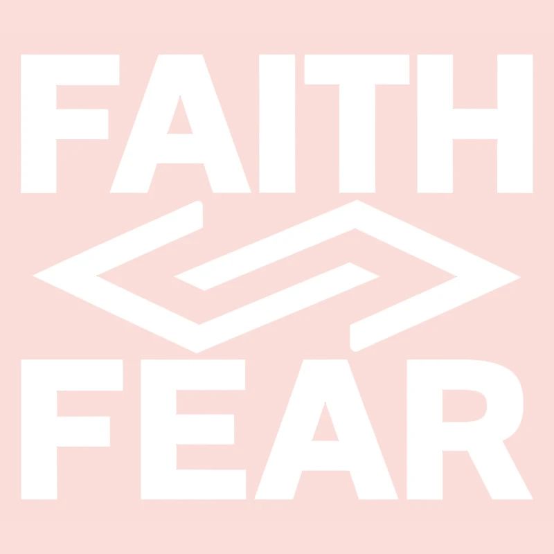 Faith over Fear Angular Infinity Symbol