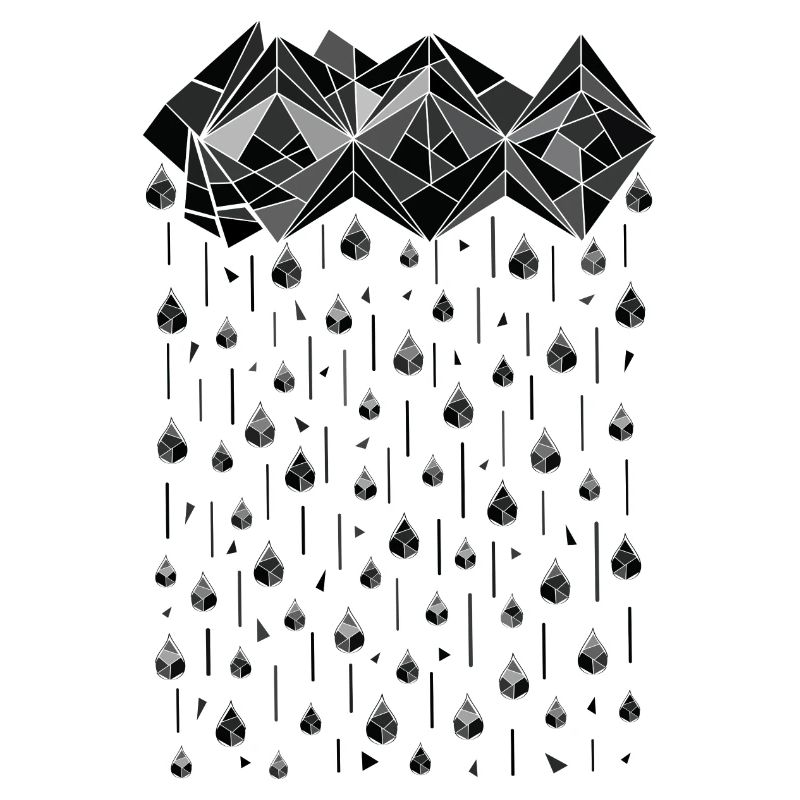 Geometric rain