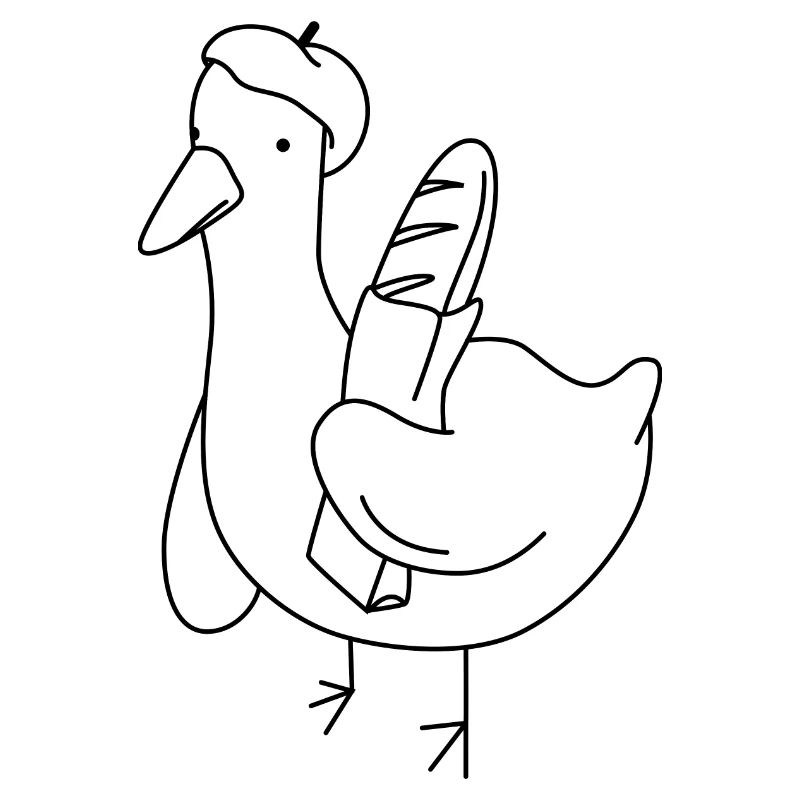 Baguette Duck