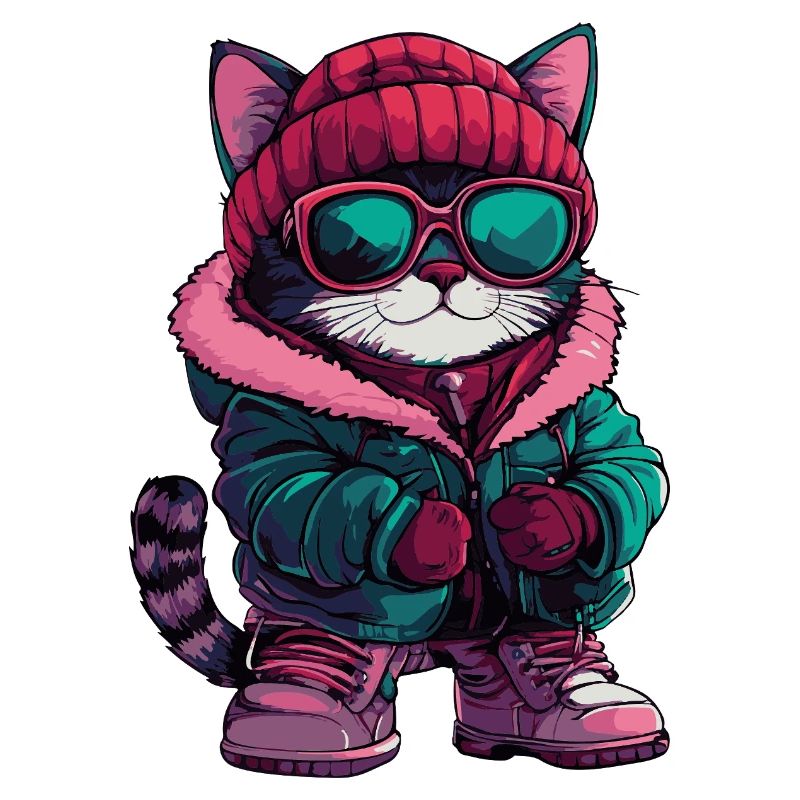 Katze Cool Comic