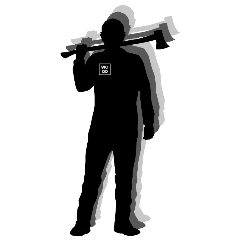 Lumberjack Shadow with Lumber Load