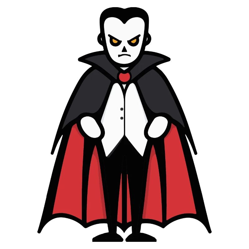 Vampire Halloween Comic Funny