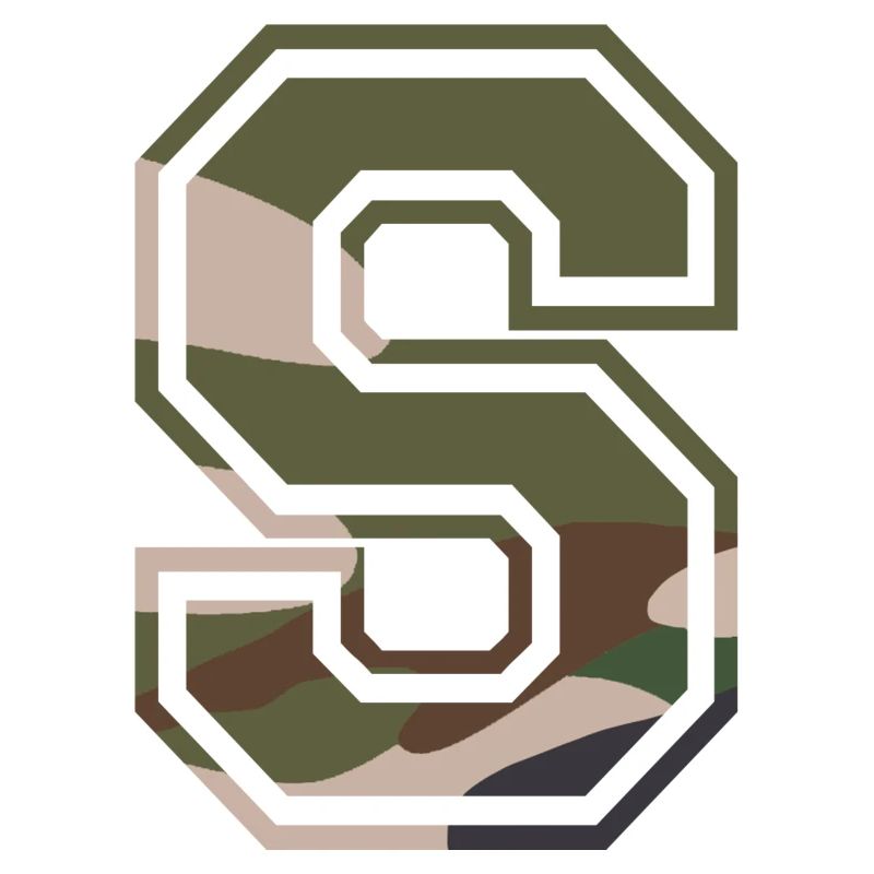 S, Monogram, Camouflage Vert-Brun