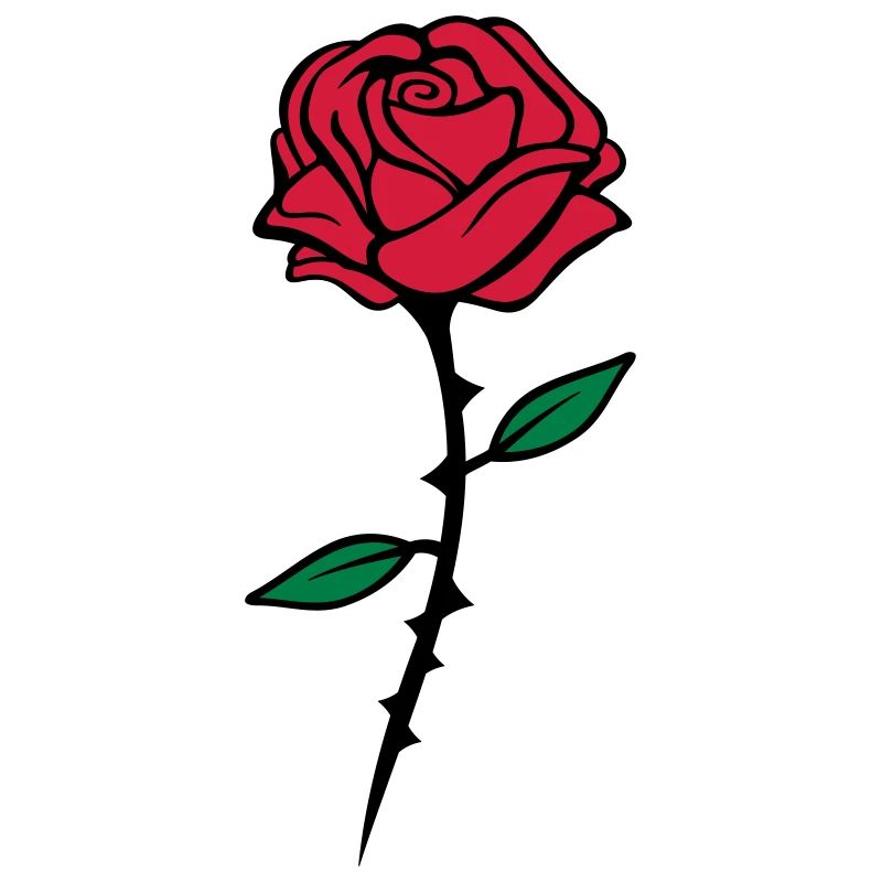 rose red design