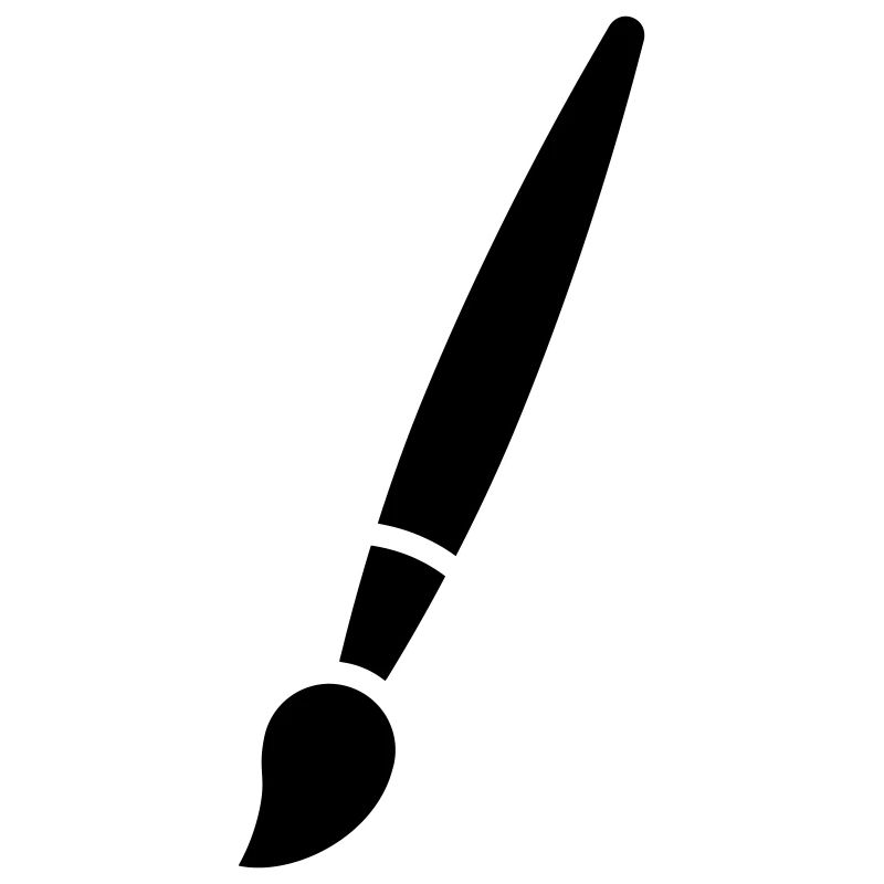 Pinsel, Malerei, Kunst Symbol