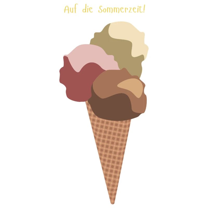 Vers le cornet de glace d’été