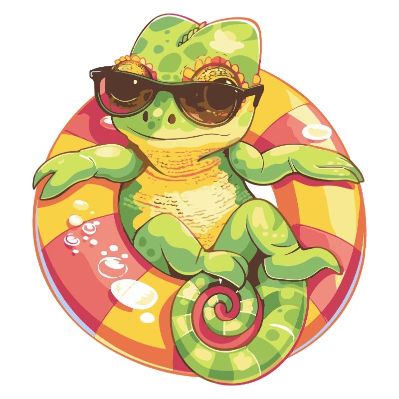 Chameleon Comic Cool