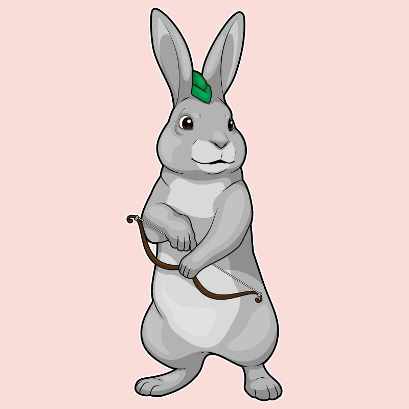 Hase Bogenschütze Bogen