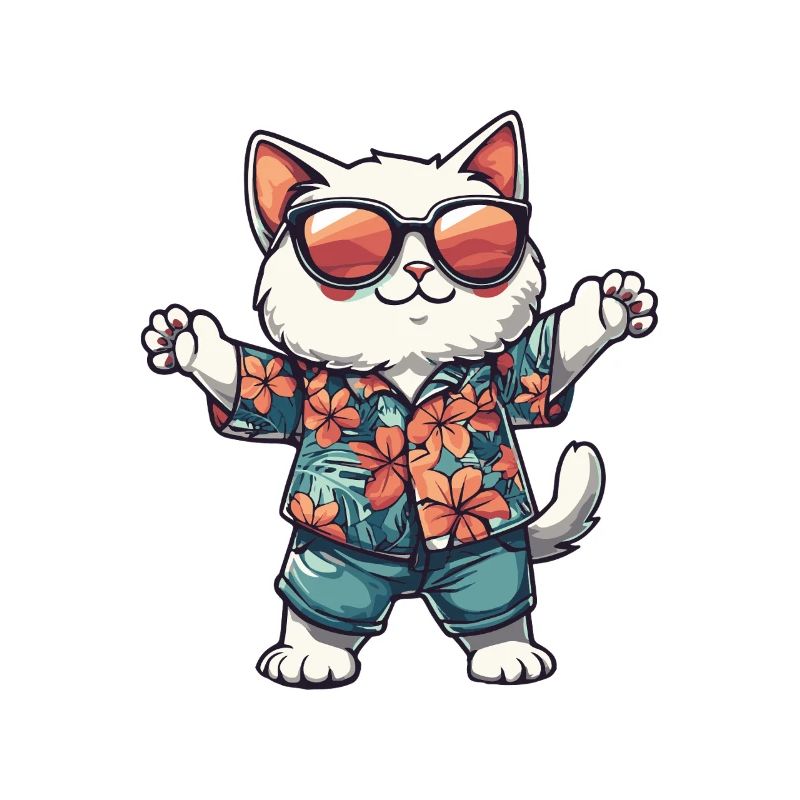 Chat Bande Dessinée Vacances