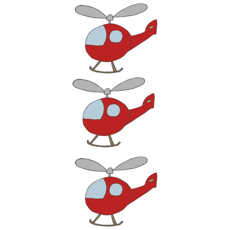 hubschrauber 3fach