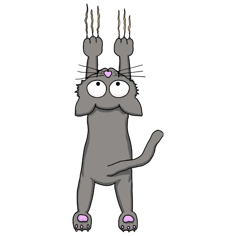 Graue Katze